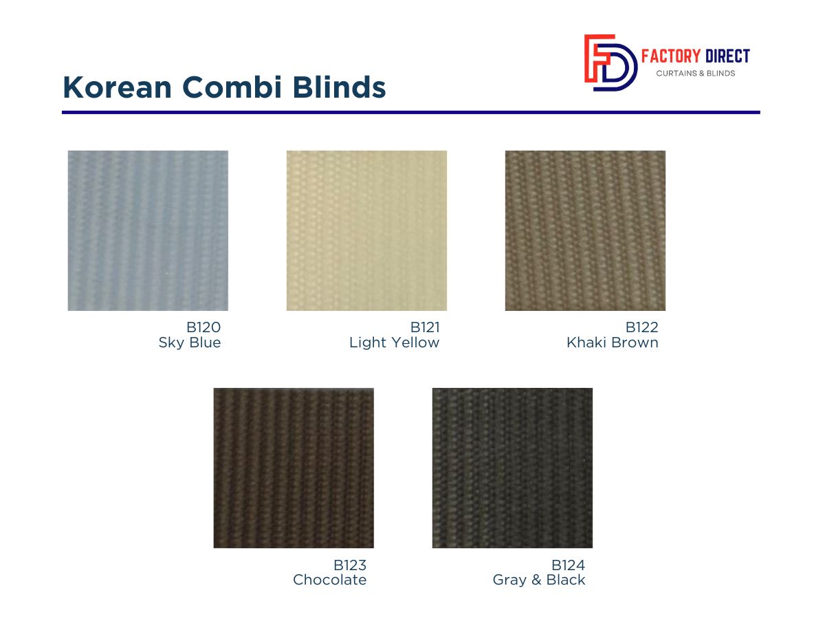Korean Combi Blinds - Khaki Brown - Grinningfield Collection 17 korean-combi-blinds-grinning-catalogue-3-fd-curtains-blinds-singapore